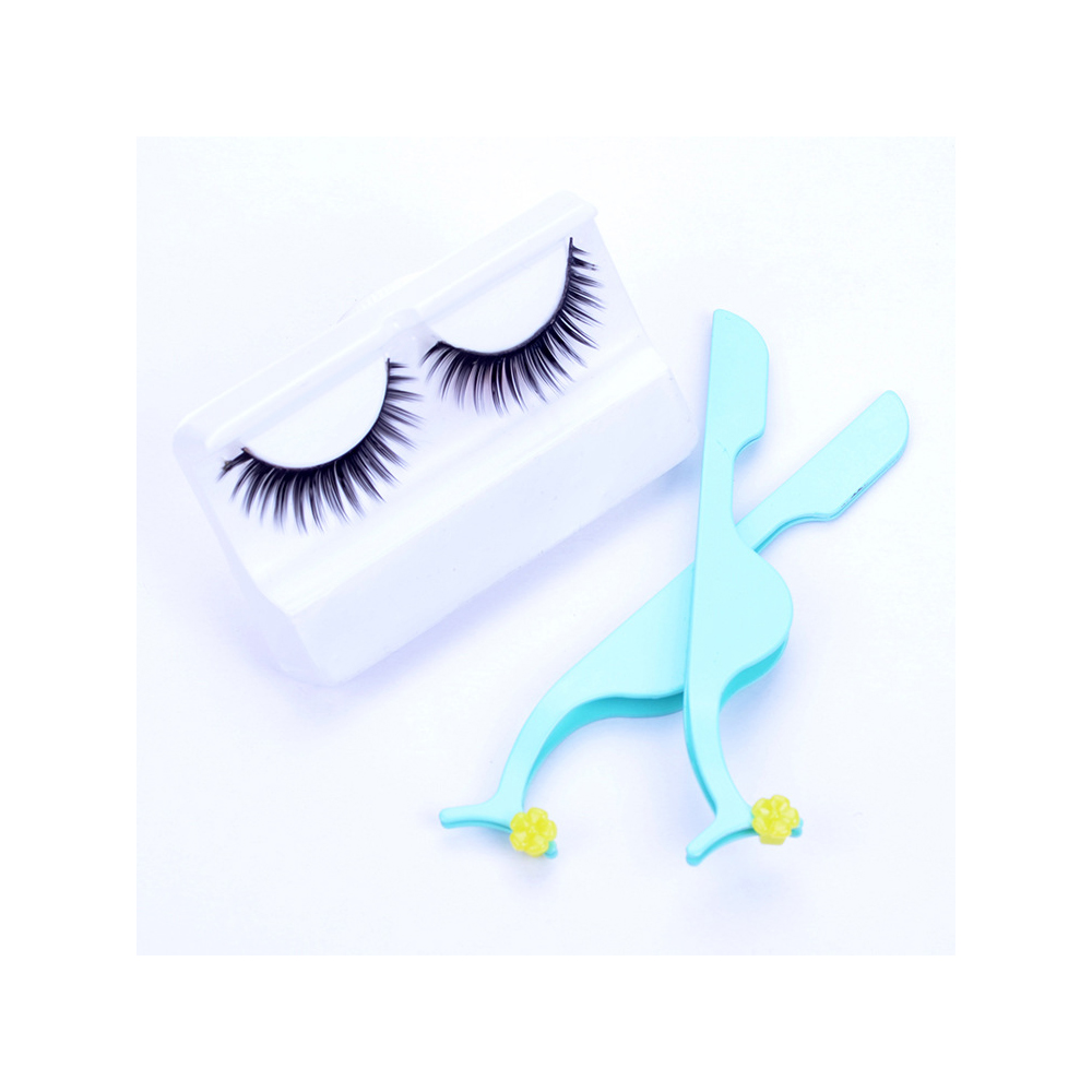 Fashion Paste False Eyelashes Assistance Tools Multifunctional Eyelash Tweezers False Eyelash Clip